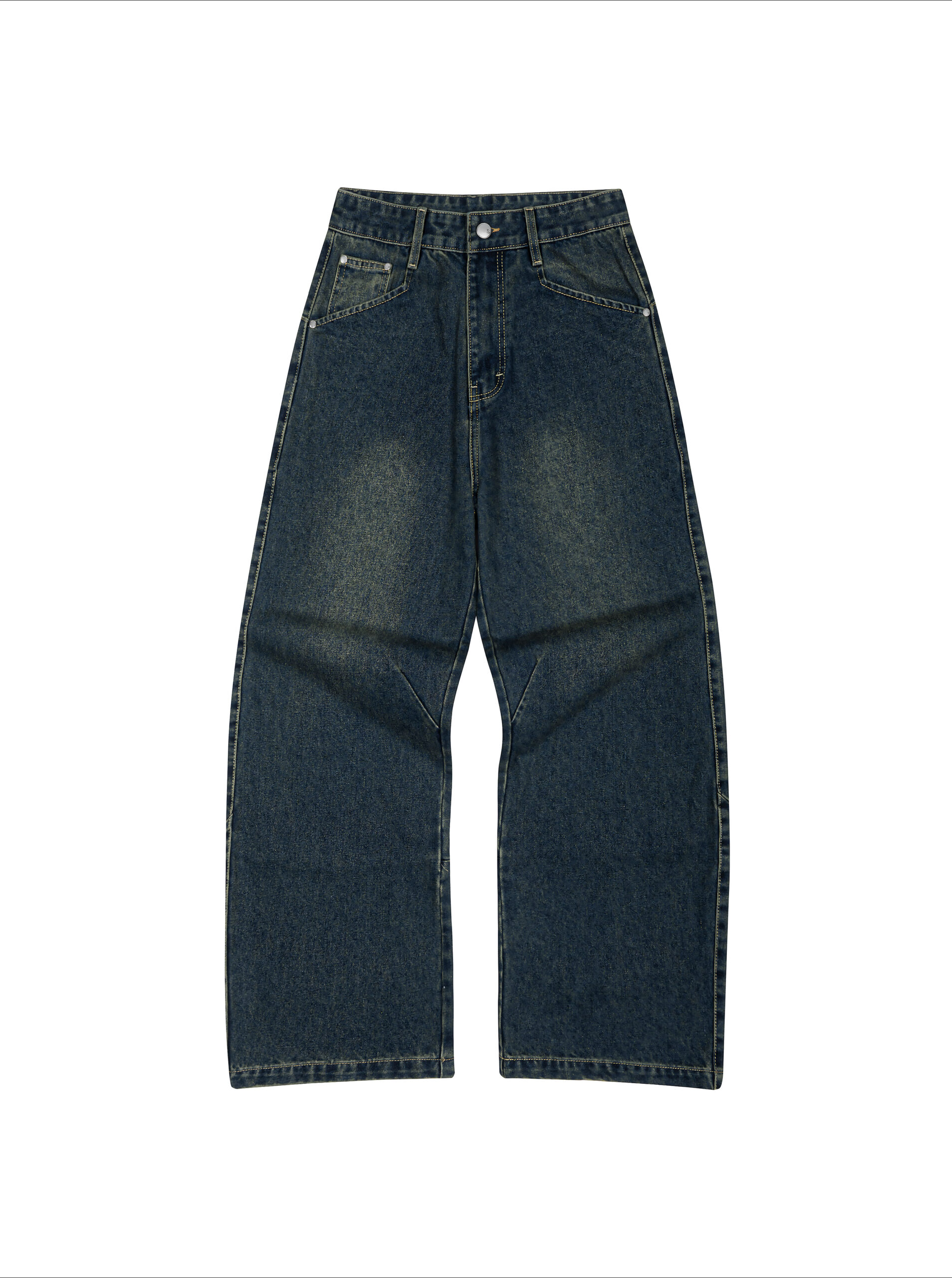 LOOSE FIT VINTAGE DENIM PANTS